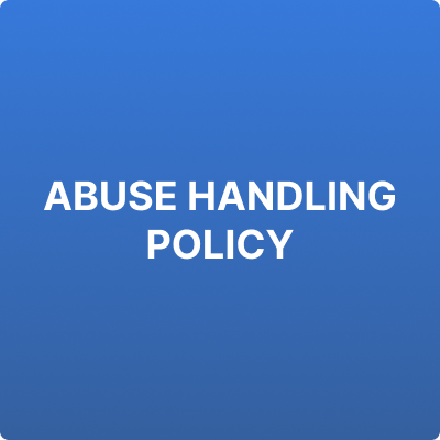 ABUSE HANDLING POLICY