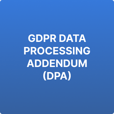 GDPR DATA PROCESSING ADDENDUM (DPA)